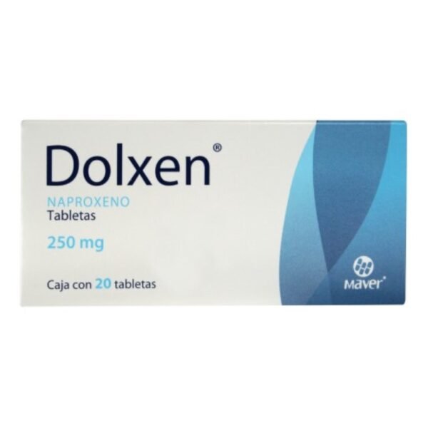 Dolxen Naproxeno 250mg 20 Tabletas Maver