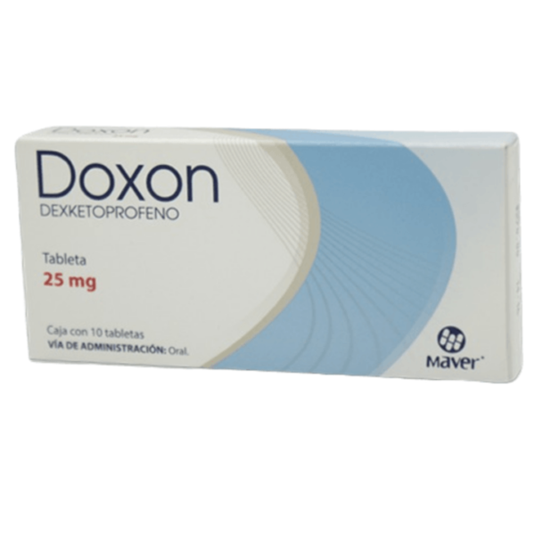 Doxon Dexketoprofeno 25mg 10 Tabletas Maver