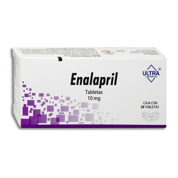 Enalapril 10mg 30 Tabletas Ultra Laboratorios