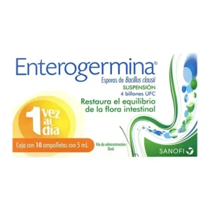 Enterogermina 4 Billones UFC Suspensión 5ml c/u 10 Ampolletas Sanofi