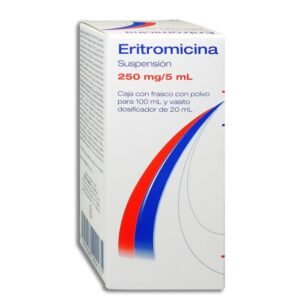Eritromicina Suspensión 100ml Alpharma Laboratorios Eritromicina 250mg/5ml Suspensión 100ml Alpharma Laboratorios