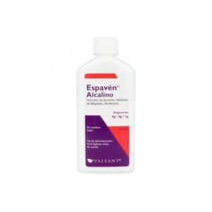 Espavén Alcalino Hidróxido Aluminio Óxido Magnesio Simeticona 4g/4g/1g 360ml Valeant
