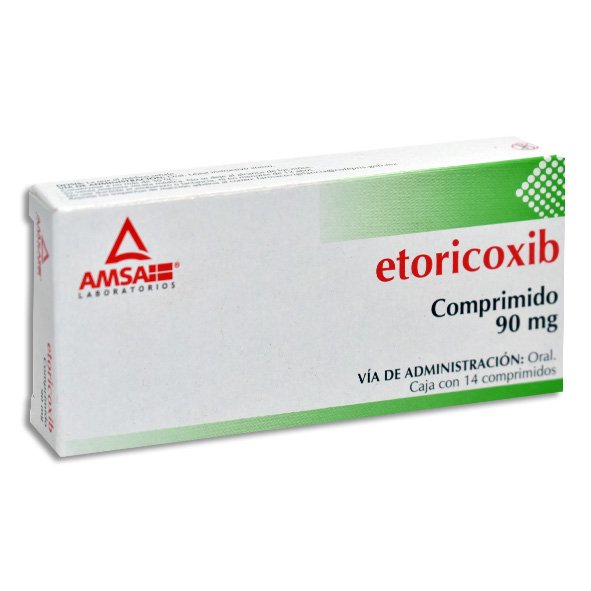 Etoricoxib 90mg 14 Comprimidos Amsa Laboratorios