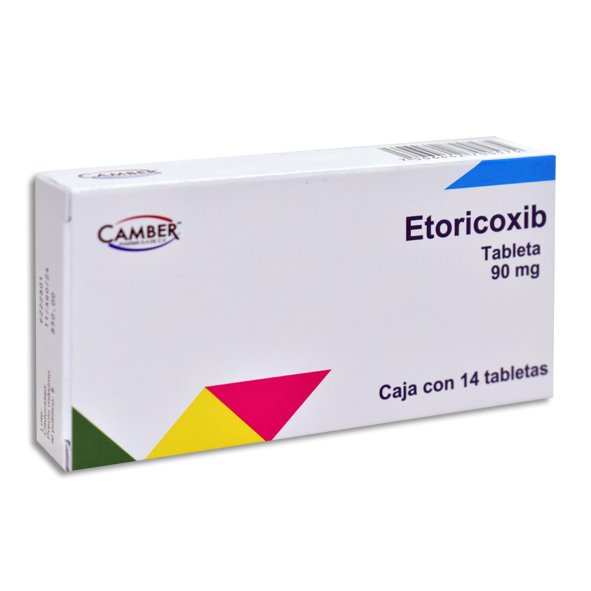 Etoricoxib 90mg 14 Tabletas Camber Pharma