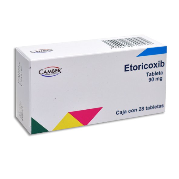Etoricoxib 90mg 28 Tabletas Camber Pharma