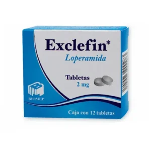Exclefin Loperamida 2mg 12 Tabletas Biomep