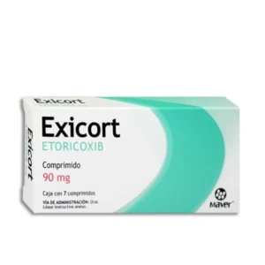 Exicort Etoricoxib 90mg 7 Comprimidos Maver
