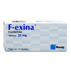F-exina Fluoxetina 20mg 14 Tabletas Novag