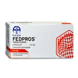 Fedpros Tamsulosina 0.4mg 20 Cápsulas Raam