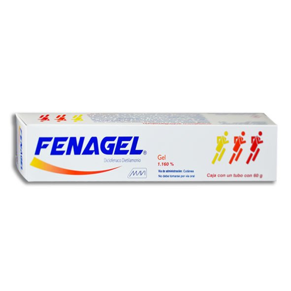 Fenagel Diclofenaco Dietilamonio Gel 1.160% 60g Mavi