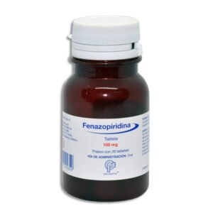 Fenazopiridina 100mg 20 Tabletas Psicofarma