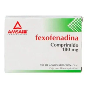 Fexofenadina 180mg 10 Comprimidos Amsa Laboratorios