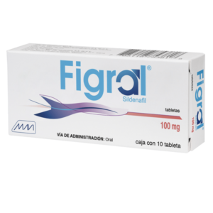 Figral Sildenafil 100mg 10 Tabletas Mavi