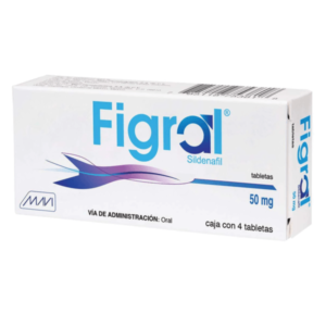 Figral Sildenafil 50mg 4 Tabletas Mavi