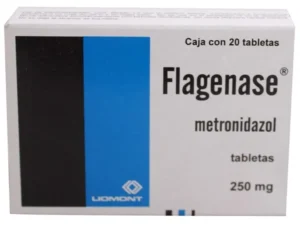 Flagenase Metronidazol 250mg 20 Tabletas Liomont