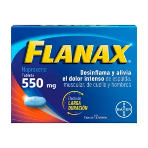 Flanax Naproxeno 550mg 12 Tabletas Bayer