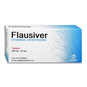 Flausiver Diosmina Hesperidina 450mg/50mg 20 Tabletas Maver