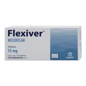 Flexiver Meloxicam 15 mg 10 Tabletas Maver