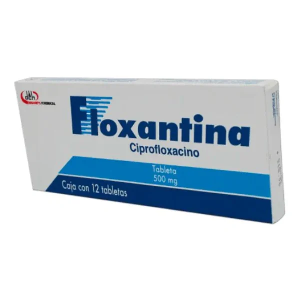 Floxantina Ciprofloxacino 500mg 12 tabletas