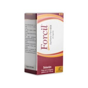 Forcil Sulfato Ferroso 25mg/ml Solución 15ml Fármacos Continentales