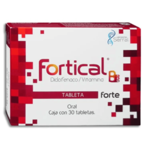 Fortical Diclofenaco Vitamina B 30 Tabletas Laboratorios Serral