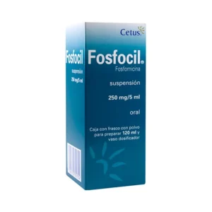 Fosfocil Fosfomicina Suspensión 250mg / 5ml Oral 120ml Cetus