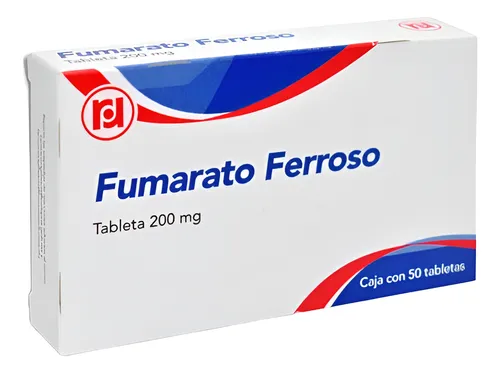 Fumarato Ferroso 200mg 50 Tabletas Randall