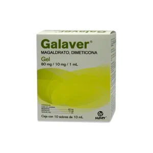 Galaver Magaldrato Dimeticona 80mg/10mg/1ml 10 Sobres 10ml Maver