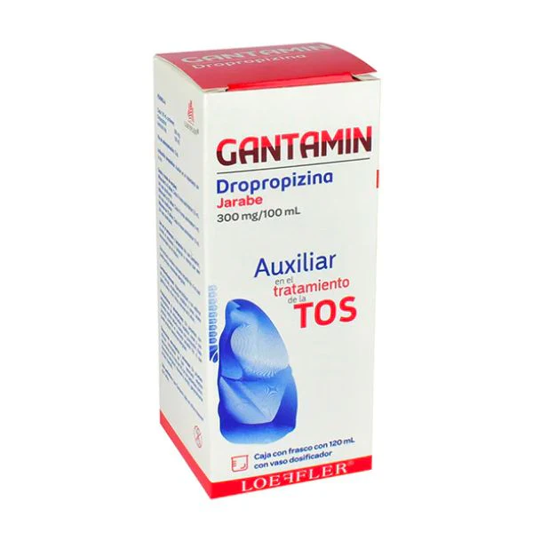 Gantamin Dropropizina Jarabe 300mg/100ml 120ml Loeffler