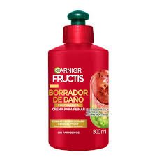 Garnier Fructis Borrador Daño Crema Peinar Cabello Dañado 300ml Loreal