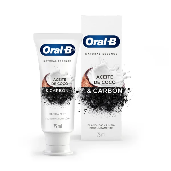 Gel Dental Oral - B Natural Essence Aceite Coco & Carbón 75 ML