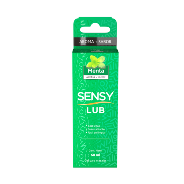 Gel Masajes Íntimo Sensy Lub Menta 60 ML