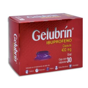 Gelubrín Ibuprofeno 400 mg 30 Cápsulas