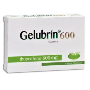 Gelubrín Ibuprofeno 600mg 10 Cápsulas Progela