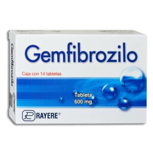 Gemfibrozilo 600mg 14 Tabletas Rayere