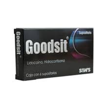 Goodsit Lidocaina Hidrocortisona 60mg/50mg 6 Supositorios Son´s