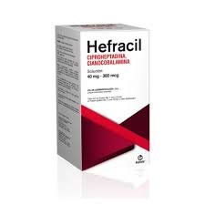 Hefracil Ciproheptadina Cianocobalamina 40mg/300mcg Solución 210ml Maver