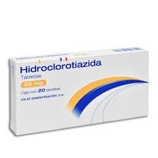 Hidroclorotiazida 25mg 20 Tabletas Neolpharma