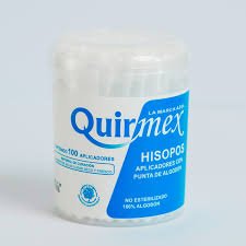 Hisopo 100% Algodón 100 Piezas Quirmex