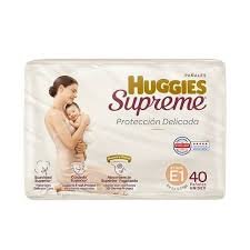 Huggies Supreme Etapa 1 40 Pañales