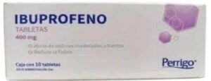 Ibuprofeno 400mg 10 Tabletas Perrigo
