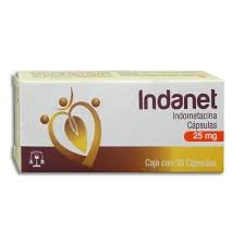 Indanet Indometacina 25mg 30 Cápsulas Bruluart