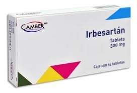 Irbesartán 300mg 14 Tabletas Camber Pharma