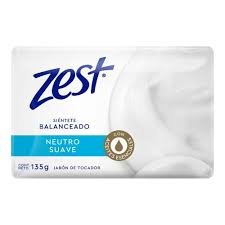 Jabón de Tocador Zest Neutro Suave 135 g