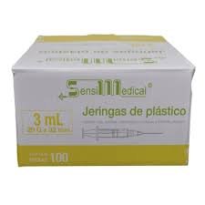 Jeringa 3ml 20x32 Amarilla Sensimedical