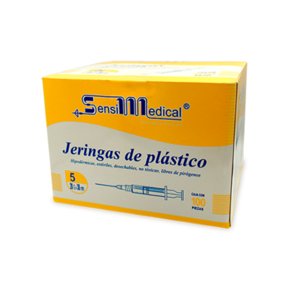 Jeringa 5ml 20x32 Amarilla Sensimedical