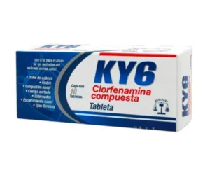 KY6 Clorfenamina Compuesta 10 Tabletas Bruluart