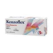 Kenzoflex Ciprofloxacino 500mg 12 Tabletas Collins