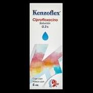 Kenzoflex Ciprofloxacino Solución 3mg Oftálmica 5ml