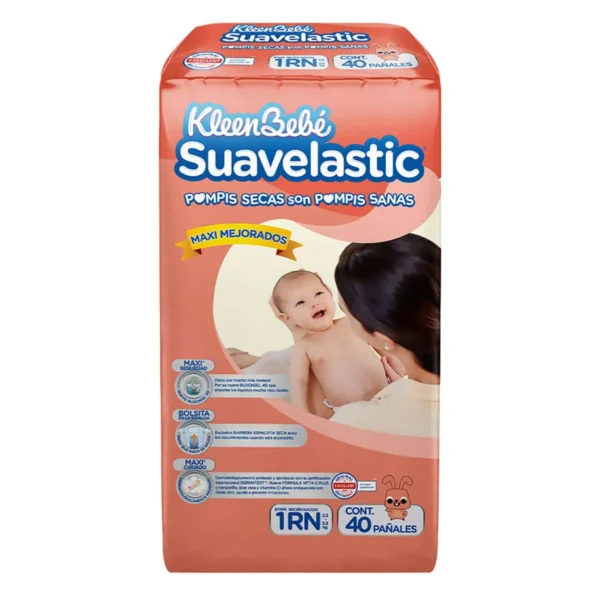 Kleen Bebé Suavelastic RN Etapa 1 40 Pañales